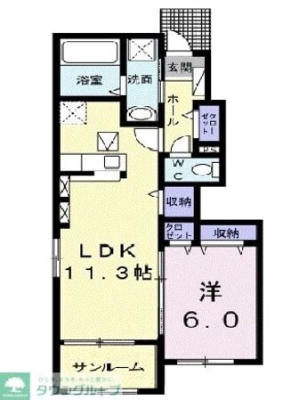 アニバーサリーの物件間取画像